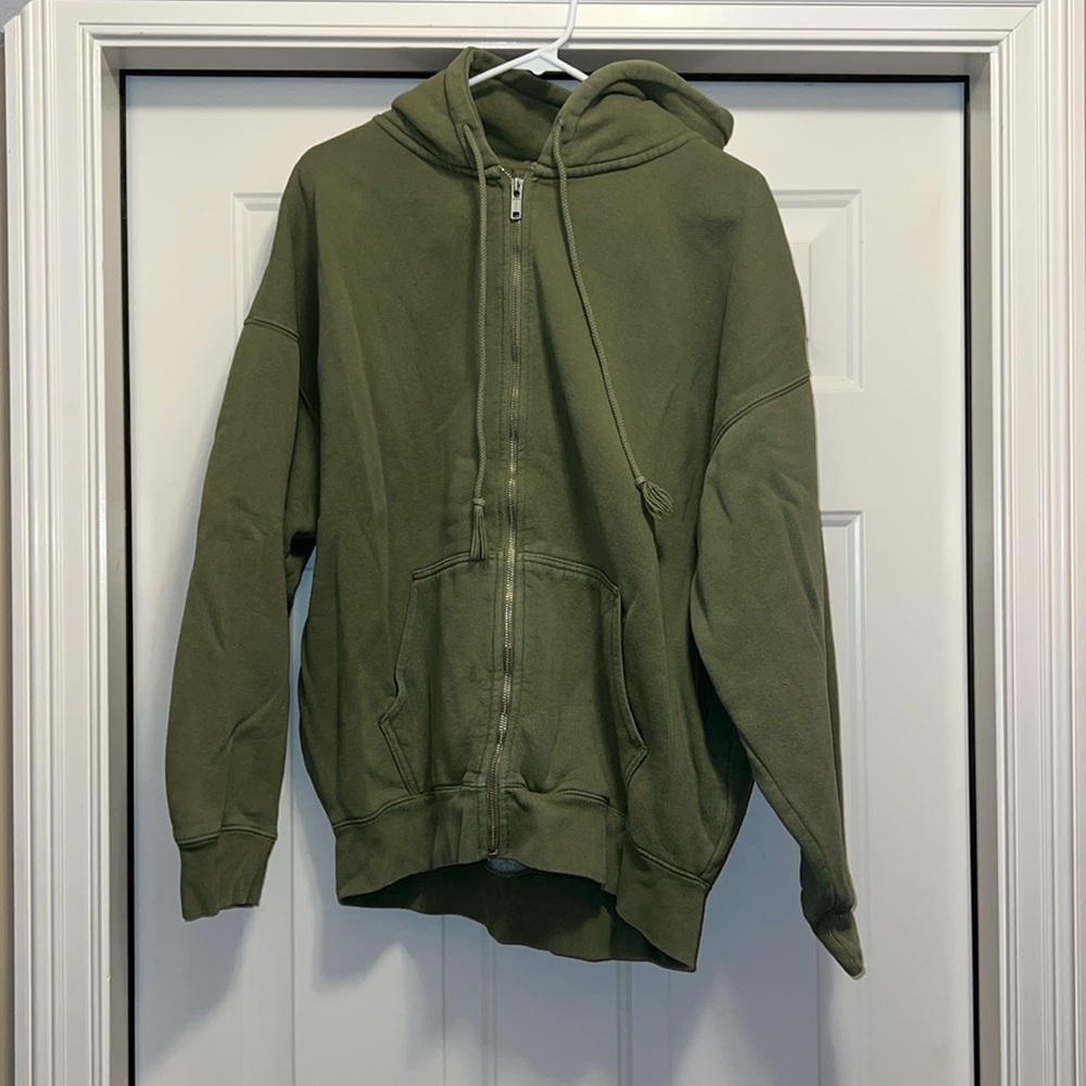 Brandy Melville Oversized Zip-Up